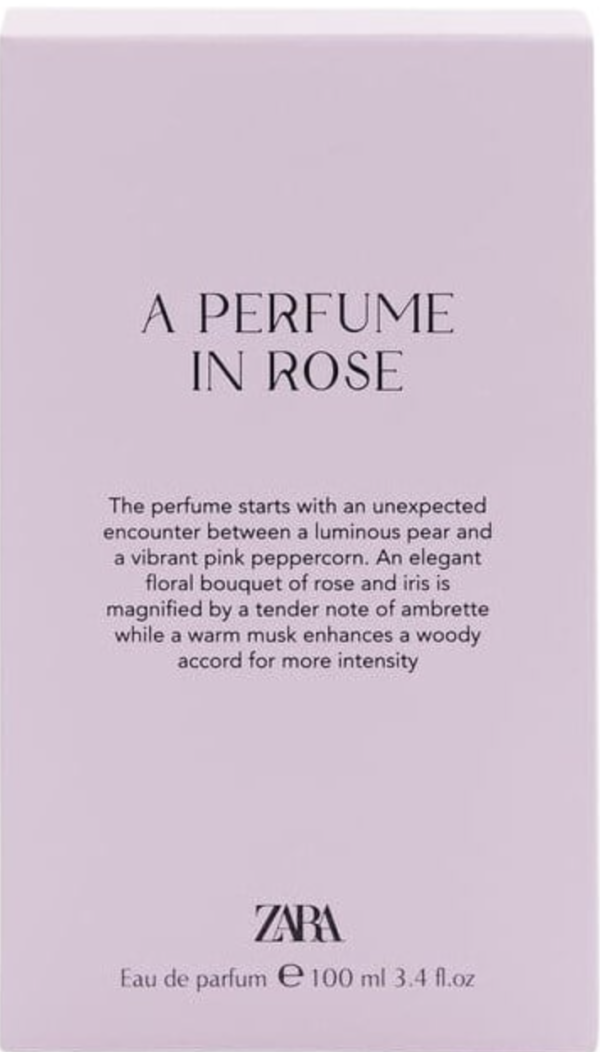 A PERFUME IN ROSE ZARA